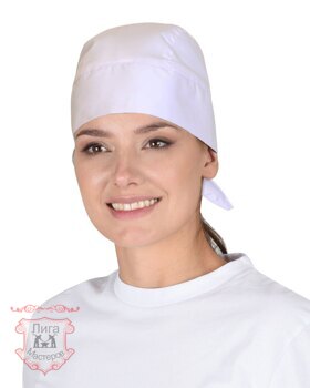 Бандана повара белая